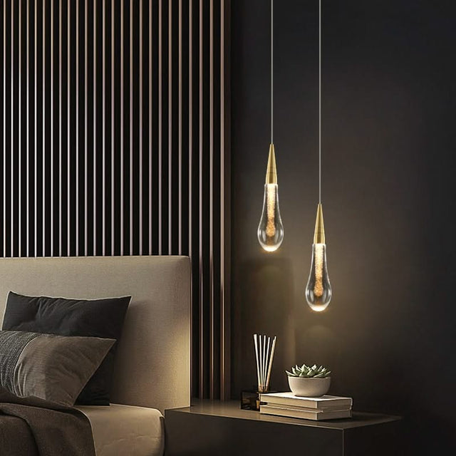 Crystal Drops Staircase Chandelier: Elegant Lighting-ChandeliersDecor.com