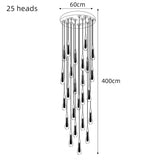 ChandeliersDecor.com-Staircase Chandelier-Crystal Drops Staircase Chandelier: Elegant Lighting