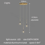 ChandeliersDecor.com-Staircase Chandelier-Crystal Drops Staircase Chandelier - Exquisite Home Lighting