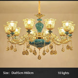 ChandeliersDecor.com-Ceiling Chandelier-Crystal Elegance Chandelier - K9 Crystal Ceramic Atmosphere Chandelier