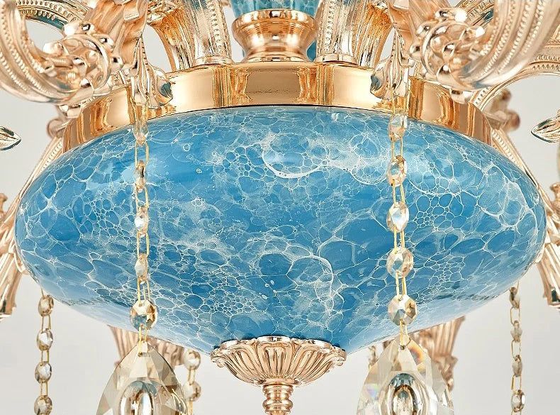 ChandeliersDecor.com-Ceiling Chandelier-Crystal Elegance Chandelier - K9 Crystal Ceramic Atmosphere Chandelier