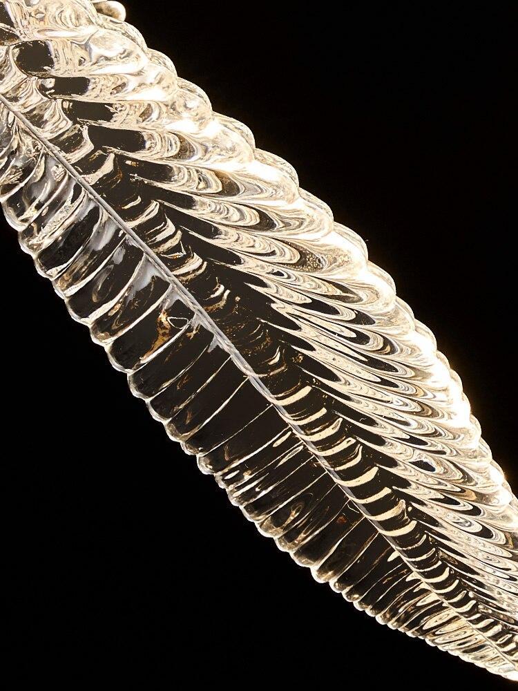 ChandeliersDecor.com-Chandeliers-Crystal Feather Chandelier - Exquisite Lighting Décor