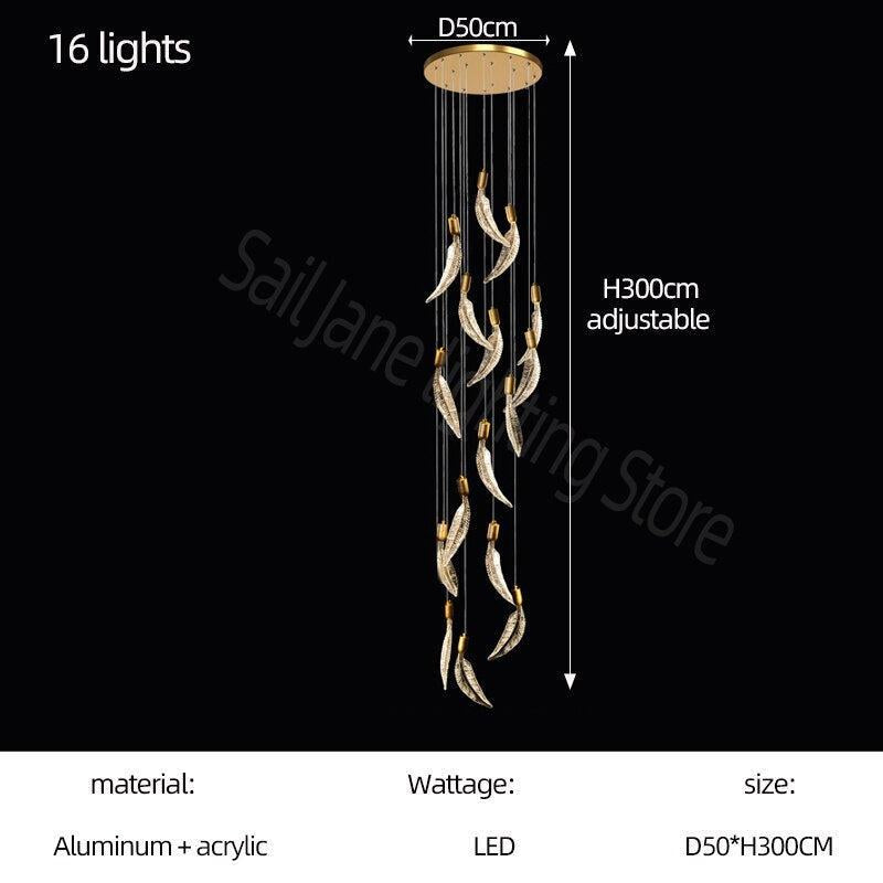 ChandeliersDecor.com-Chandeliers-Crystal Feather Chandelier - Exquisite Lighting Décor