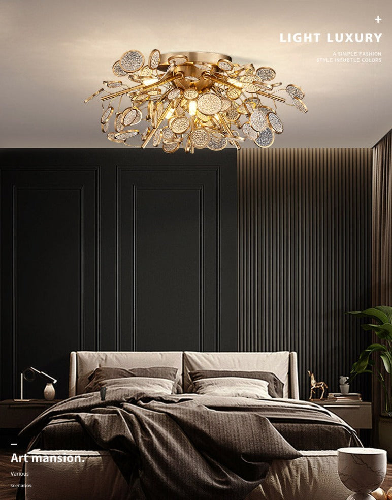 ChandeliersDecor.com-Chandeliers-Crystal Glass Chandelier – Illuminate with Elegance