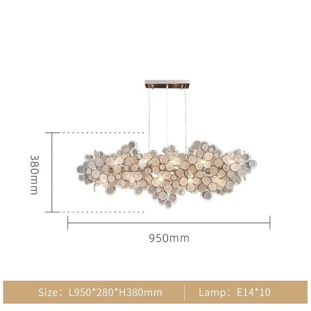 Crystal Glass Chandelier – Illuminate with Elegance-ChandeliersDecor.com