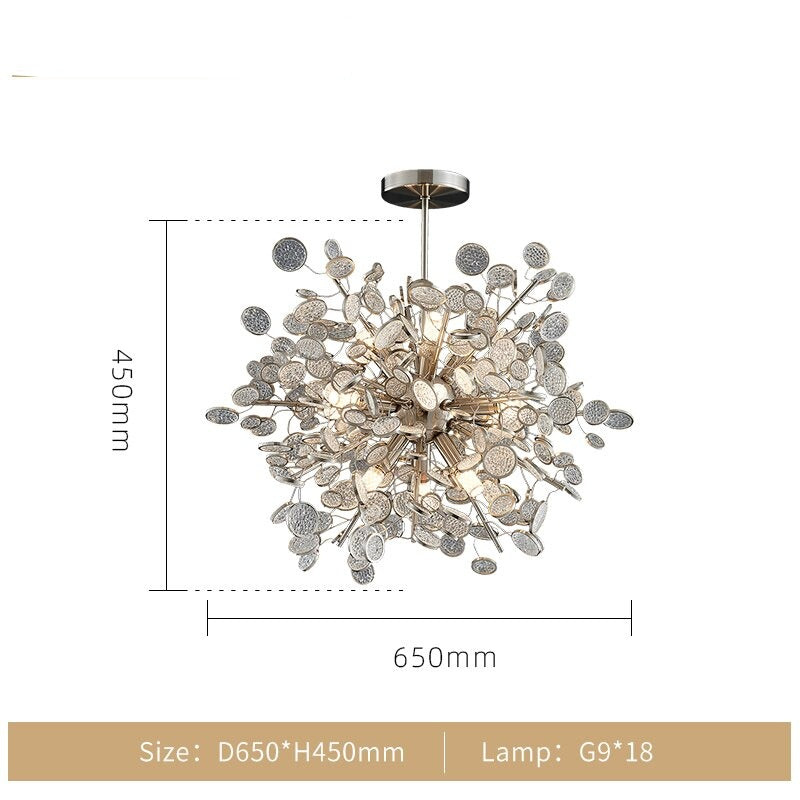 ChandeliersDecor.com-Chandeliers-Crystal Glass Chandelier – Illuminate with Elegance