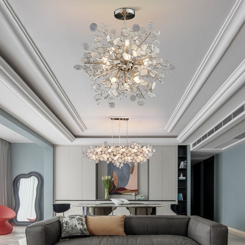 ChandeliersDecor.com-Chandeliers-Crystal Glass Chandelier – Illuminate with Elegance