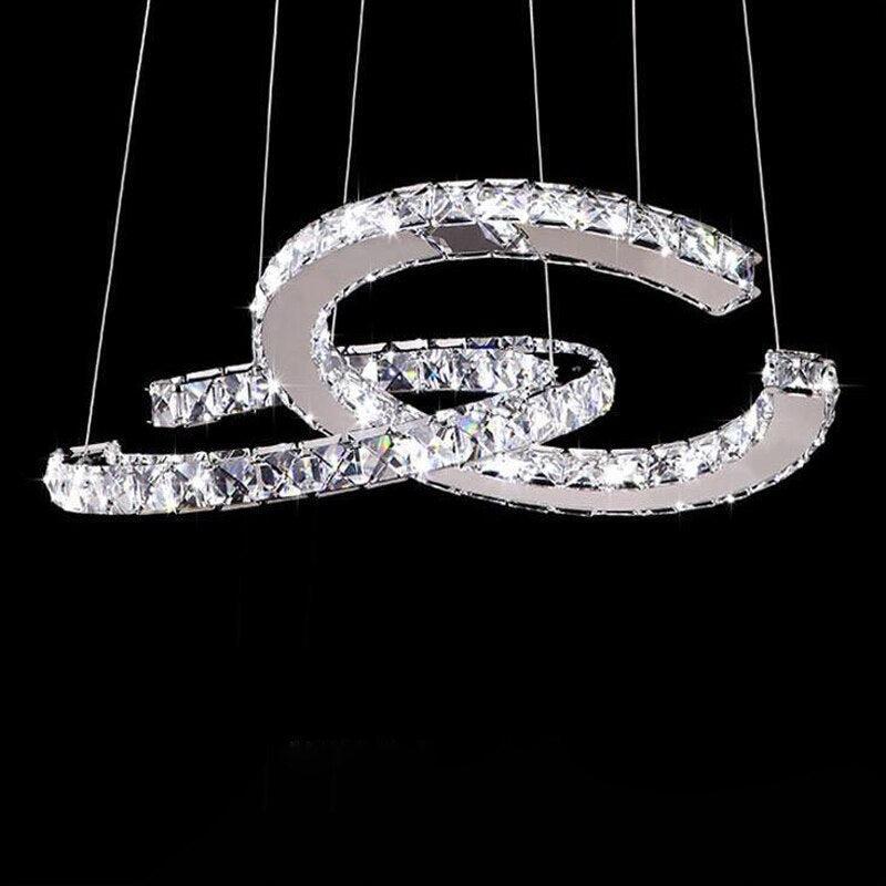 ChandeliersDecor.com-Chandeliers-Crystal Loops Chandelier: Premium Lighting Décor