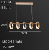 ChandeliersDecor.com-Kitchen Island-Crystal Loops Hanging Light – Illuminate in Style!