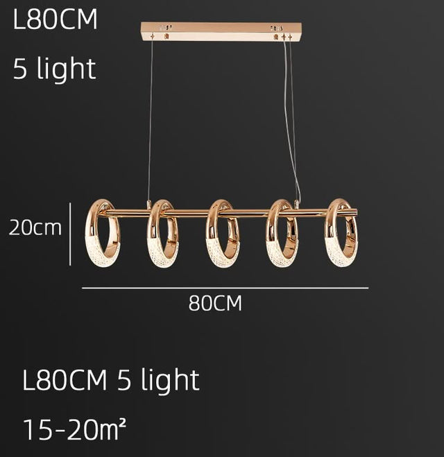 Crystal Loops Hanging Light – Illuminate in Style!-ChandeliersDecor.com