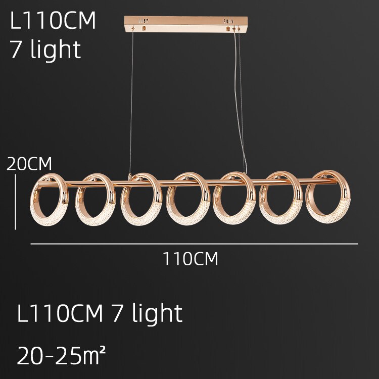 ChandeliersDecor.com-Kitchen Island-Crystal Loops Hanging Light – Illuminate in Style!
