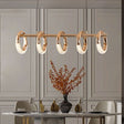 ChandeliersDecor.com-Kitchen Island-Crystal Loops Hanging Light – Illuminate in Style!