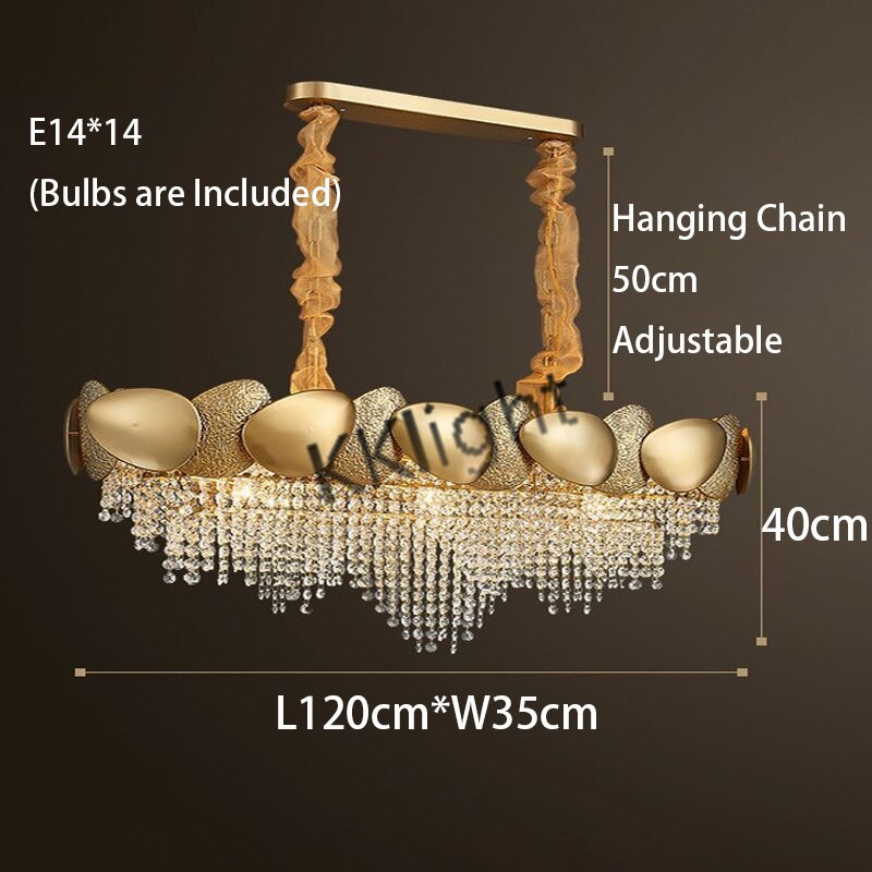 ChandeliersDecor.com-Kitchen Island-Crystal Pendant Lamp Chandelier: Illuminate with Elegance