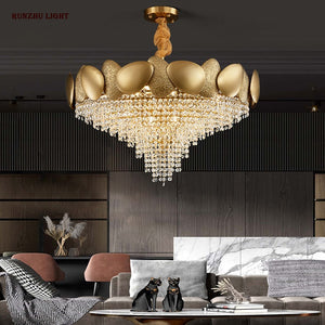 ChandeliersDecor.com-Kitchen Island-Crystal Pendant Lamp Chandelier: Illuminate with Elegance