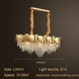 ChandeliersDecor.com-Kitchen Island-Crystal Pendant Lamp Chandelier: Illuminate with Elegance