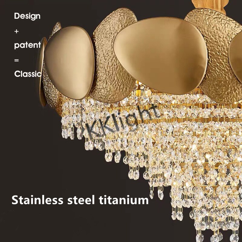ChandeliersDecor.com-Kitchen Island-Crystal Pendant Lamp Chandelier: Illuminate with Elegance