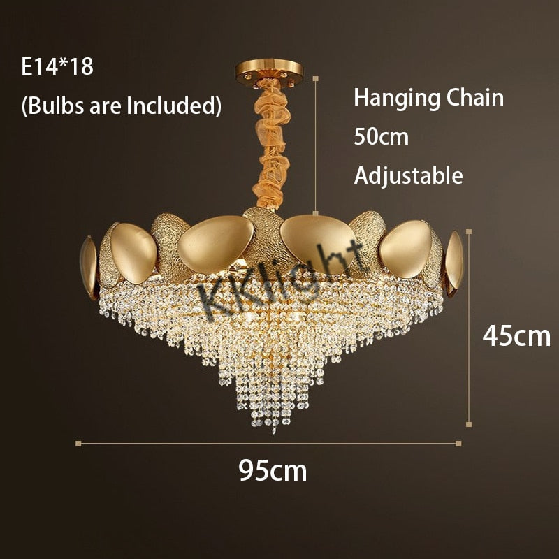 ChandeliersDecor.com-Kitchen Island-Crystal Pendant Lamp Chandelier: Illuminate with Elegance