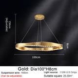 ChandeliersDecor.com-Chandeliers-Crystal Ring Chandelier: Exquisite Lighting Décor
