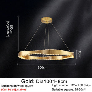ChandeliersDecor.com-Chandeliers-Crystal Ring Chandelier: Exquisite Lighting Décor