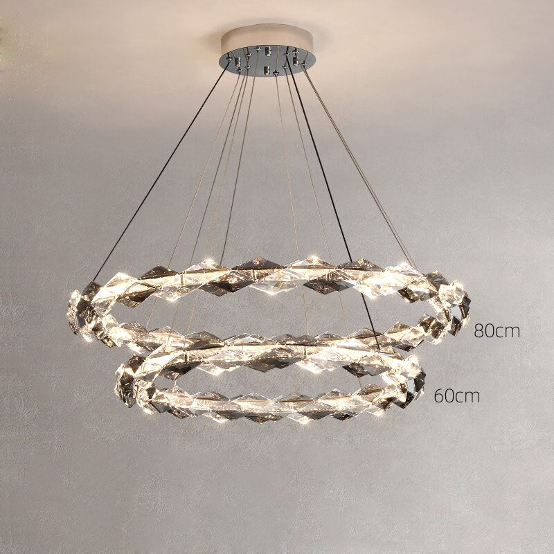 ChandeliersDecor.com-Chandeliers-Crystal Ring Chandelier - Illumination for Every Space