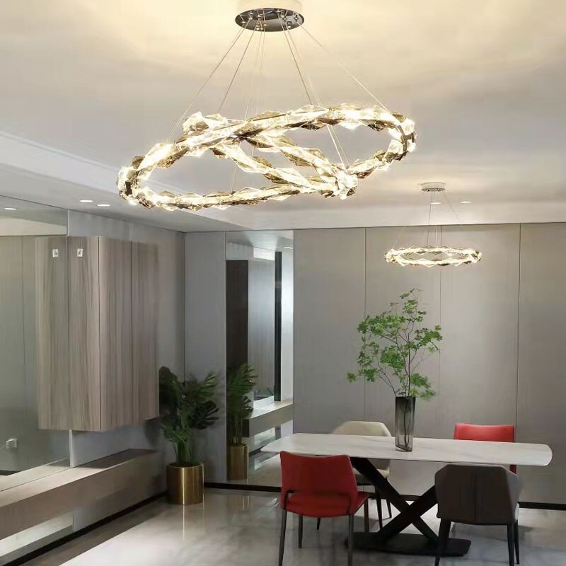 ChandeliersDecor.com-Chandeliers-Crystal Ring Chandelier - Illumination for Every Space