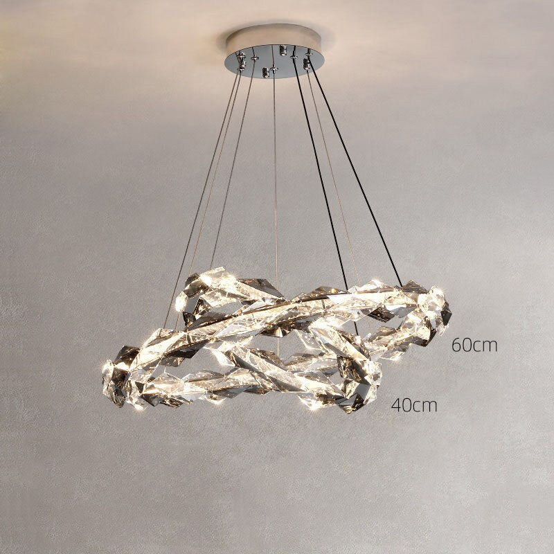 ChandeliersDecor.com-Chandeliers-Crystal Ring Chandelier - Illumination for Every Space