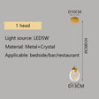 ChandeliersDecor.com-Staircase Chandelier-Crystal Rings Staircase Chandelier: Premium Lighting