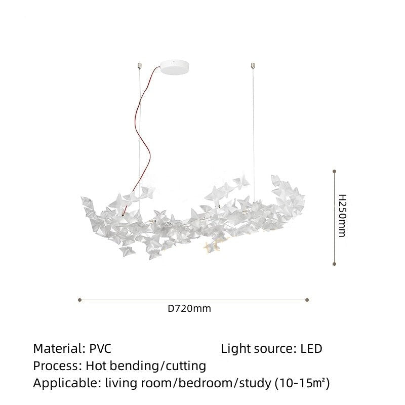 ChandeliersDecor.com-Kitchen Island-Crystal Stars Chandelier: Radiate Elegance and Brilliance
