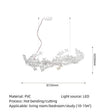 ChandeliersDecor.com-Kitchen Island-Crystal Stars Chandelier: Radiate Elegance and Brilliance