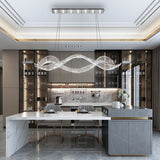 ChandeliersDecor.com-Kitchen Island-Crystal Swirl Chandelier Light