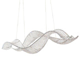 ChandeliersDecor.com-Kitchen Island-Crystal Swirl Chandelier Light