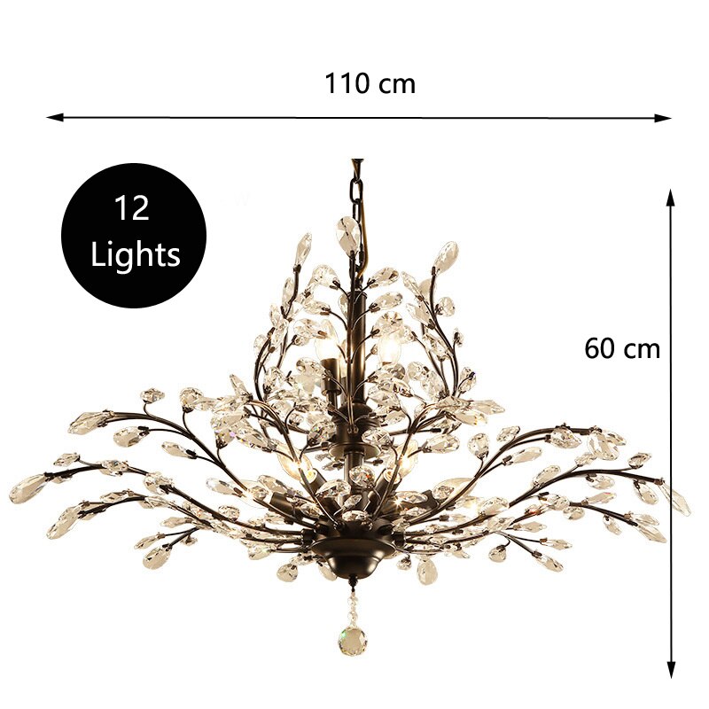 ChandeliersDecor.com-Chandeliers-Crystal Tree Chandelier: Elegant Lighting Fixture