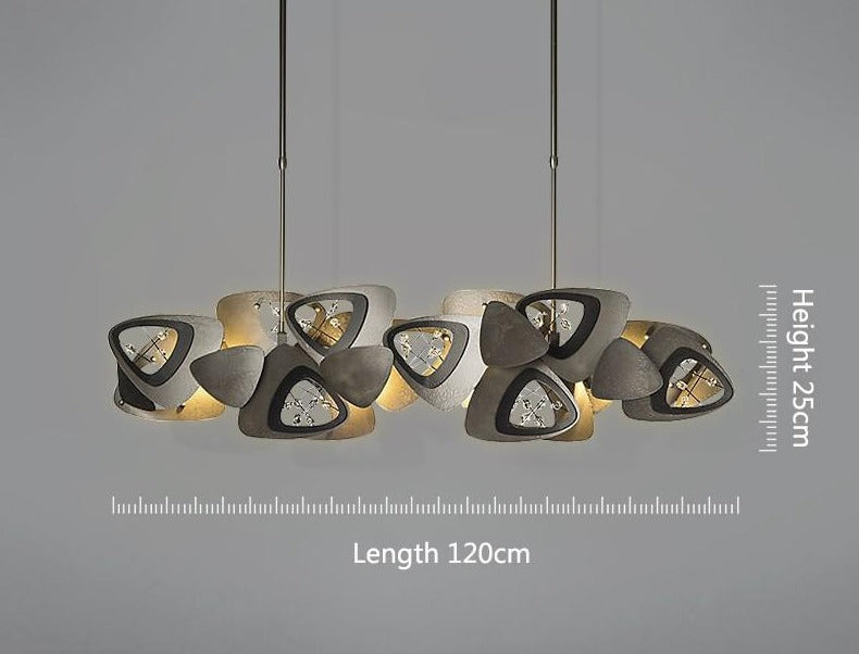 ChandeliersDecor.com-Kitchen Island-Crystal Triangle Kitchen Island Lighting Chandelier