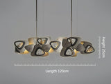 ChandeliersDecor.com-Kitchen Island-Crystal Triangle Kitchen Island Lighting Chandelier
