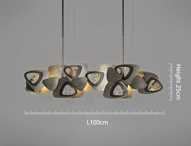 ChandeliersDecor.com-Kitchen Island-Crystal Triangle Kitchen Island Lighting Chandelier