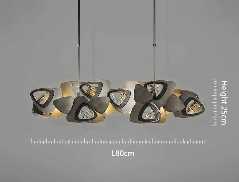 ChandeliersDecor.com-Kitchen Island-Crystal Triangle Kitchen Island Lighting Chandelier