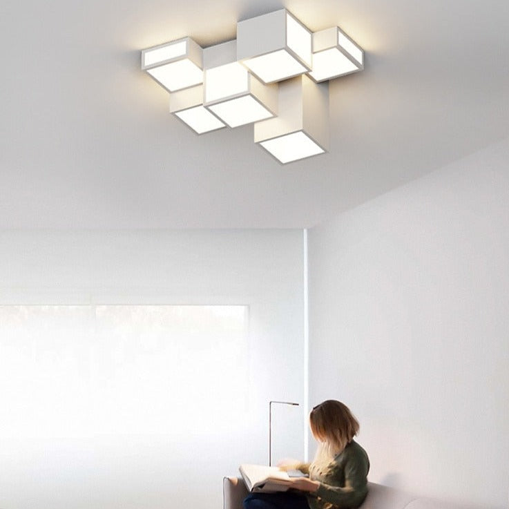 ChandeliersDecor.com-Ceiling Chandelier-Cubes Ceiling Light - Illuminate with a Modern Flair