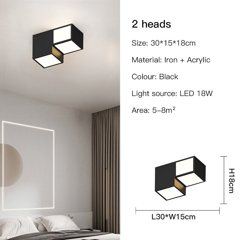 ChandeliersDecor.com-Ceiling Chandelier-Cubes Ceiling Light - Illuminate with a Modern Flair