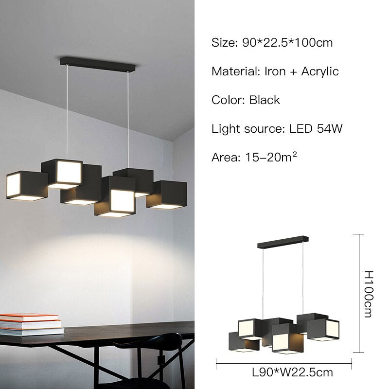 ChandeliersDecor.com-Ceiling Chandelier-Cubes Ceiling Light - Illuminate with a Modern Flair