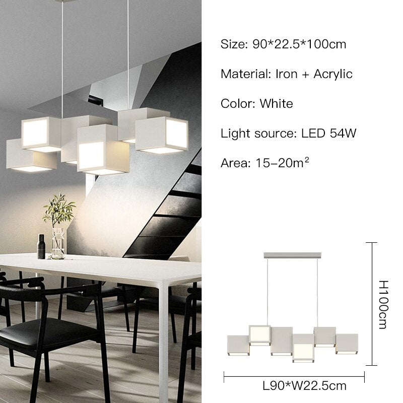 ChandeliersDecor.com-Ceiling Chandelier-Cubes Ceiling Light - Illuminate with a Modern Flair