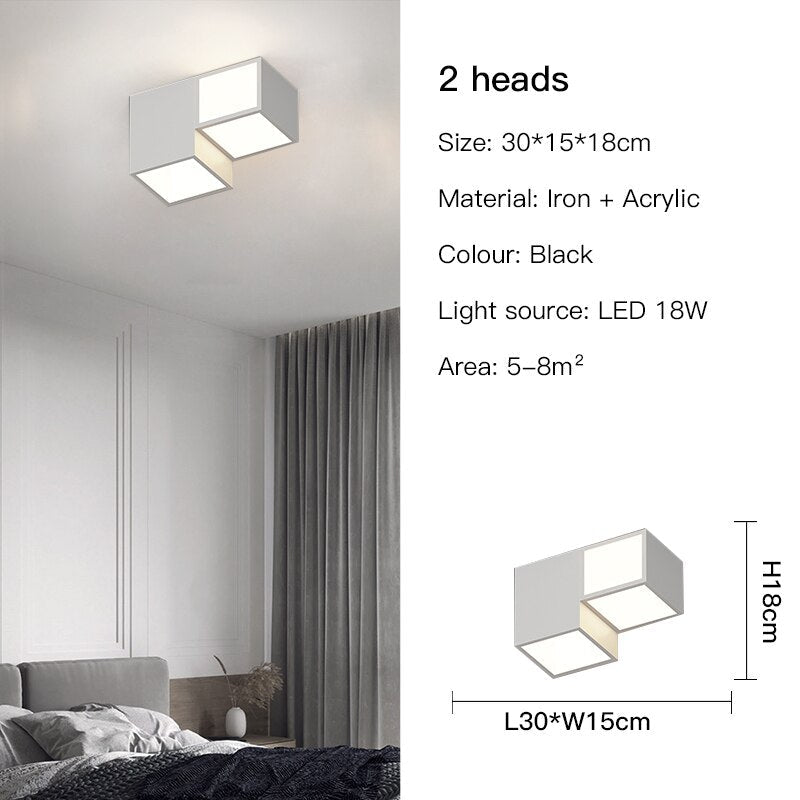 ChandeliersDecor.com-Ceiling Chandelier-Cubes Ceiling Light - Illuminate with a Modern Flair