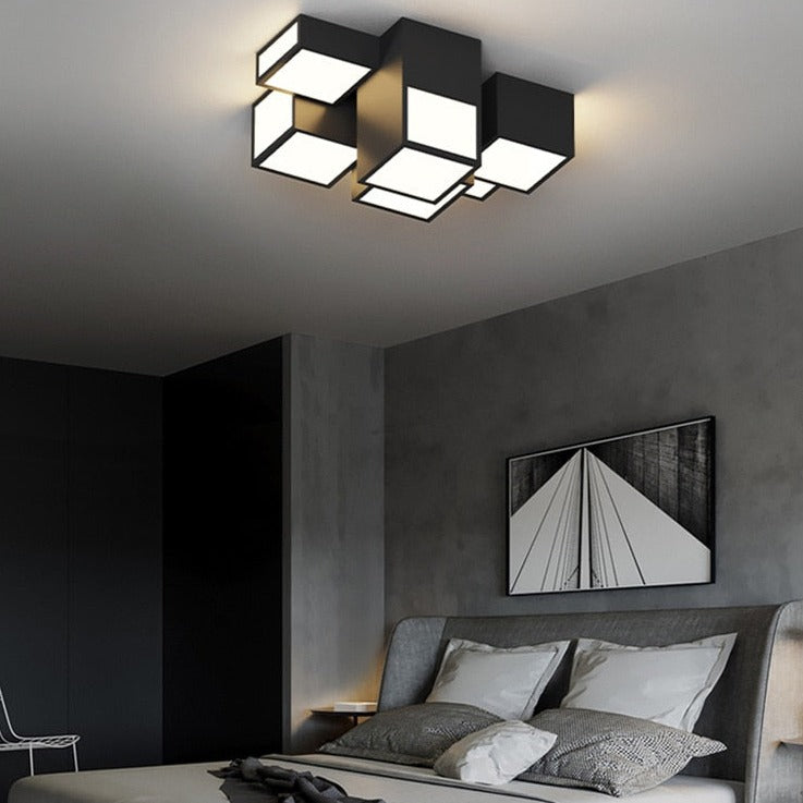 ChandeliersDecor.com-Ceiling Chandelier-Cubes Ceiling Light - Illuminate with a Modern Flair