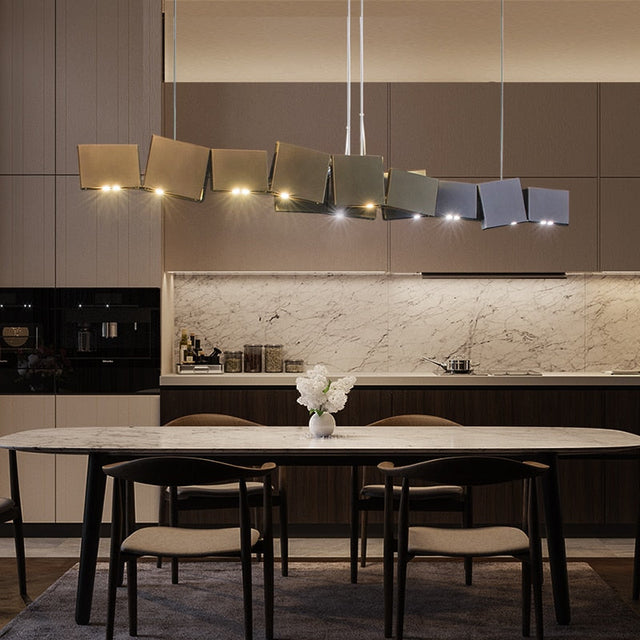 ChandeliersDecor.com-Kitchen Island-Cubes Chandelier: Stylish Lighting for Every Space