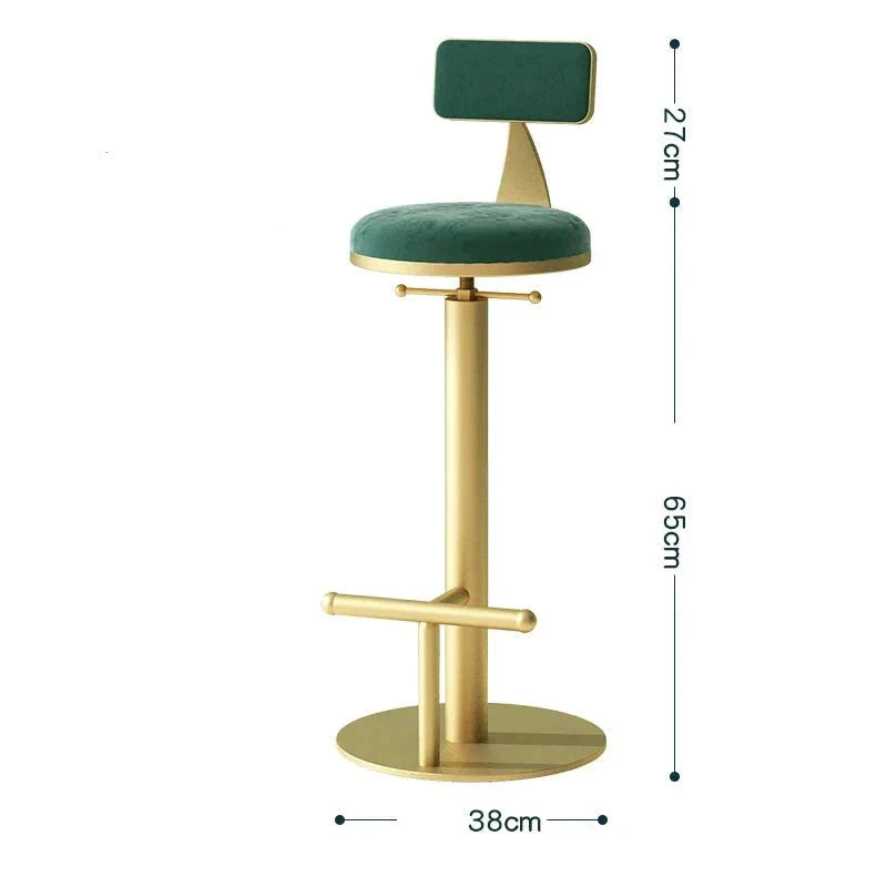 ChandeliersDecor.com-Bar Stools-Cucina Velvet Bar Stool Chair for Kitchen Island Counter