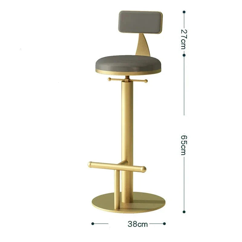 ChandeliersDecor.com-Bar Stools-Cucina Velvet Bar Stool Chair for Kitchen Island Counter