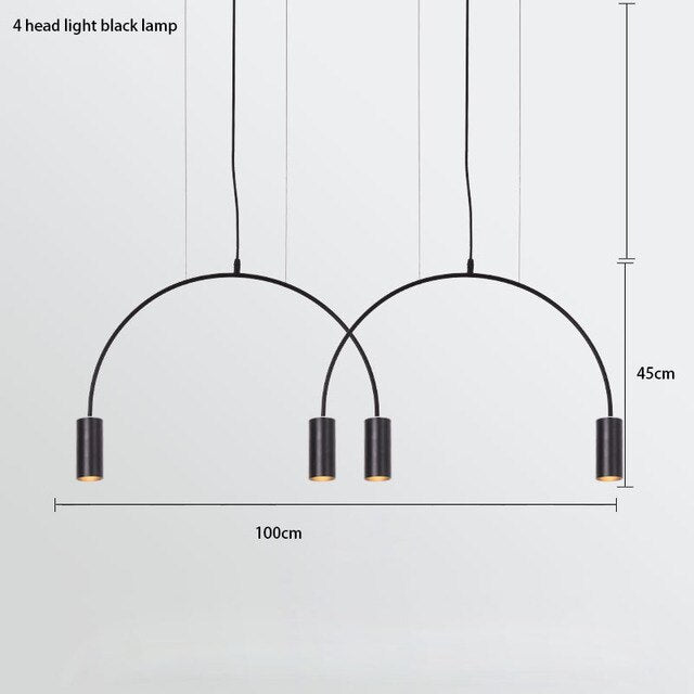 ChandeliersDecor.com-Kitchen Island-Curve Hanging Light - Illuminate in Style
