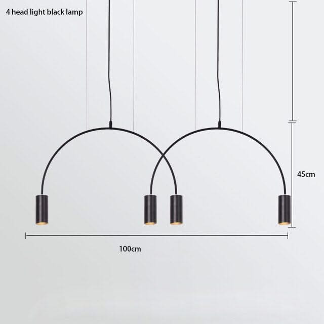 Curve Hanging Light - Illuminate in Style-ChandeliersDecor.com