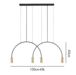 ChandeliersDecor.com-Kitchen Island-Curve Hanging Light - Illuminate in Style