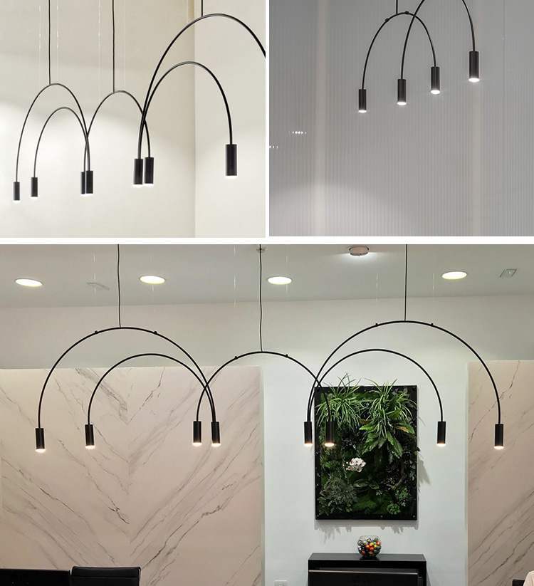ChandeliersDecor.com-Kitchen Island-Curve Hanging Light - Illuminate in Style