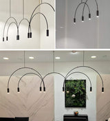 ChandeliersDecor.com-Kitchen Island-Curve Hanging Light - Illuminate in Style